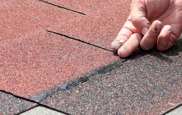 Start asphalt roof repairs